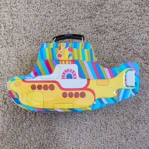 Yellow Submarine Shaped Tin Collectors / Lunch Box